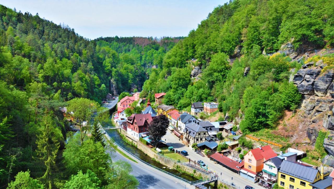 Hotel U Lipy Hřensko Exterior foto